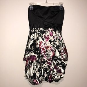 Floral Mini Formal Dress